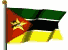 Flagge von mosambik