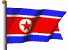 Flagge von nordkorea