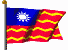 Flagge von taiwan
