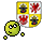 Smiley mit Wappen von Mecklenburg-Vorpommern